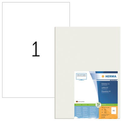 Etiketter Herma label premium A3 420x297 pk./100 8692