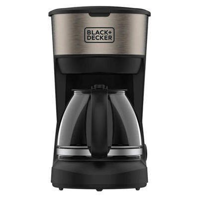 Kaffemaskine Black + Decker /6 kopper 600W sort