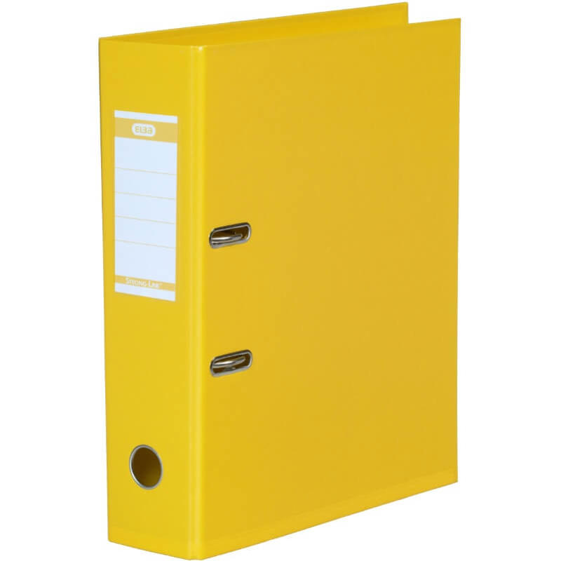 Brevordner ELBA PP A4 gul bred 1414-06