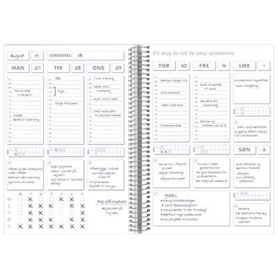 Balance Log kalender til stresshåndtering