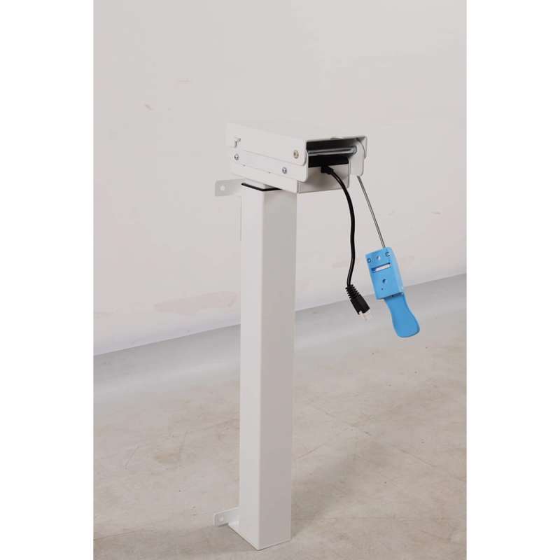 Hæve/sænke stel Nordic One 1-bens hvid