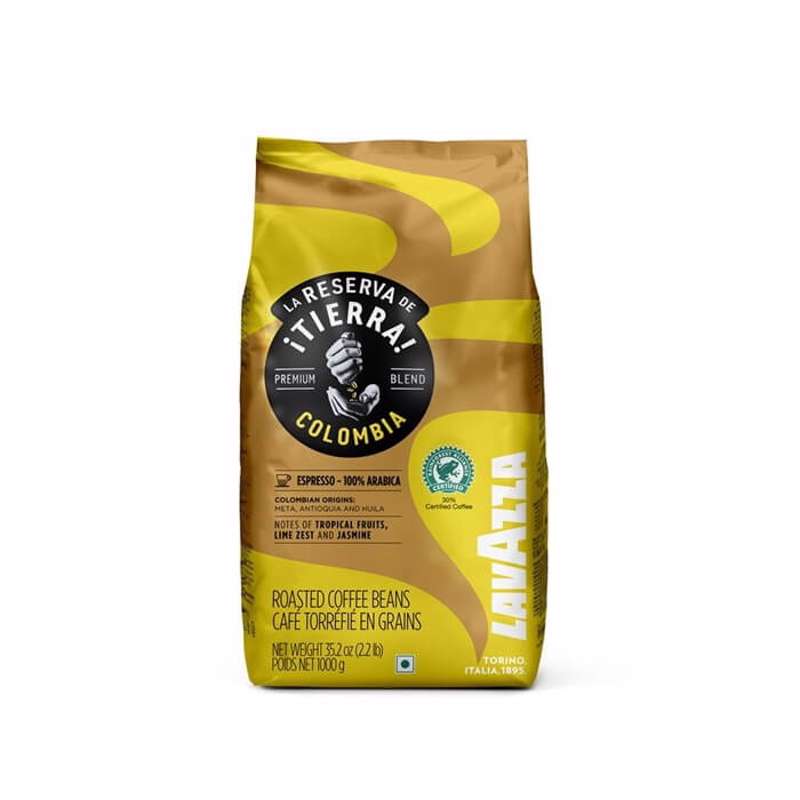 Kaffe Espressobønner Lavazza Tierra Colombia 1kg/stk