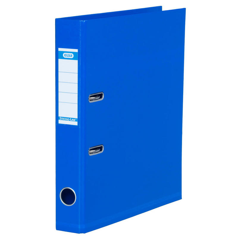 Brevordner ELBA PP A4 koboltblå smal 1415-11