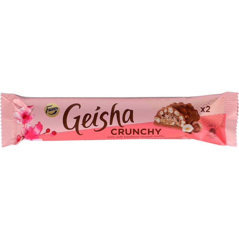 Chokoladebar Geisha Crunchy pk./2