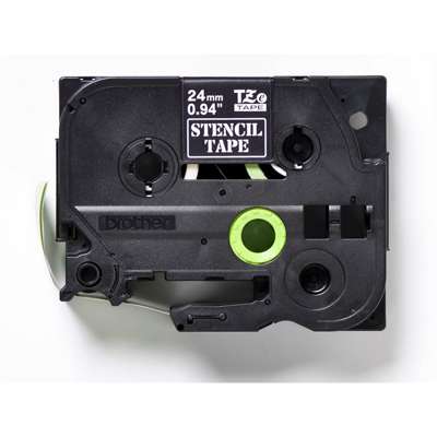 Labeltape Brother STe151 24mm stenciltape/elektrolysetape
