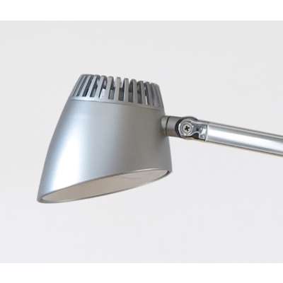 Lampe LightUp Napoli t/bord asymmetrisk m/timer dimmer sølv