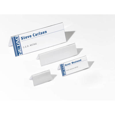 Bordskilteholder Durable 61x210mm akryl pk./10