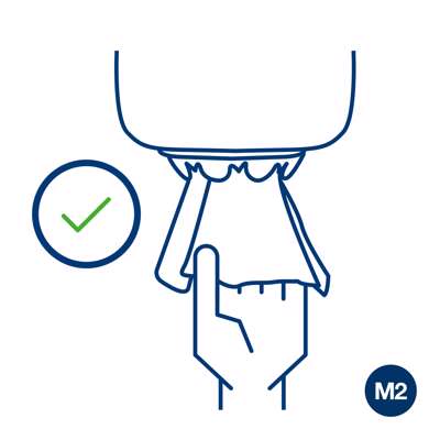 Dispenser Tork Centerfeed M2 hvid 559000