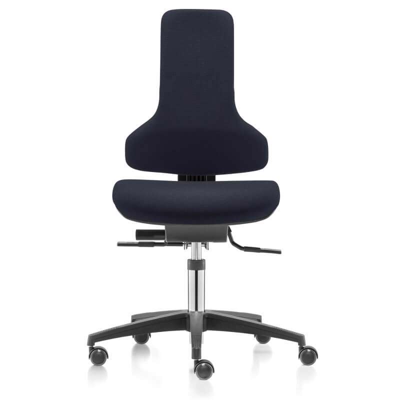 Kontorstol Dauphin TEC IS20270 sort fame, sort kryds