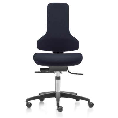 Kontorstol Dauphin TEC IS20270 sort fame, sort kryds