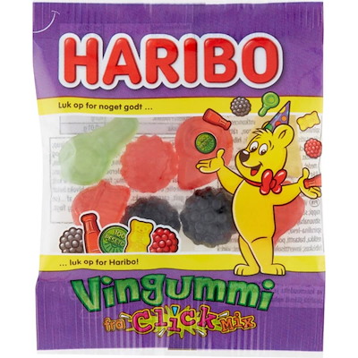 Haribo Click Mix mini poser Vingummier/100ps