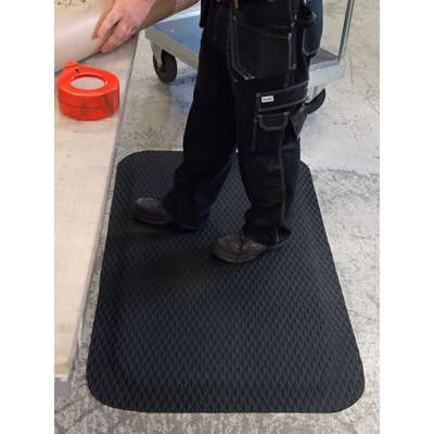 Arbejdsmåtte Yoga Fashion nitril sort 580x830mm