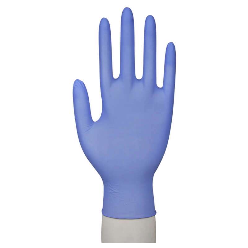 Nitrilhandsker small lyseblå pudderfri 200 stk/pak