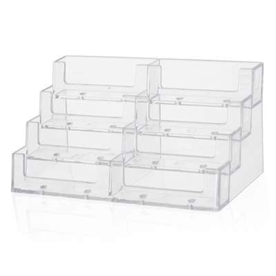 Visitkortholder plast 8-rum