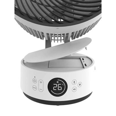 Ventilator Meaco Sefte 10" t./bord hvid/sort