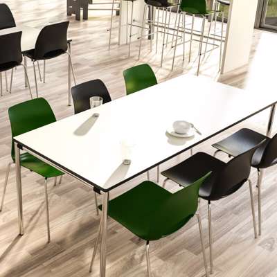 Stol konference Dencon Frigg 7116 sort/krom