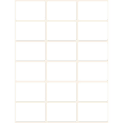 Etiket Avery hvid 38x24mm 3325 522stk/pk