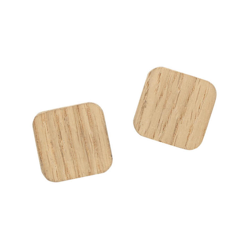 Magnet Superstærk Naga egefiner 2,5x2,5cm træ 2stk/pk