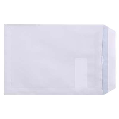 Kuverter m/rude hvid 229x324mm C4P 3746/13746 500stk/pk