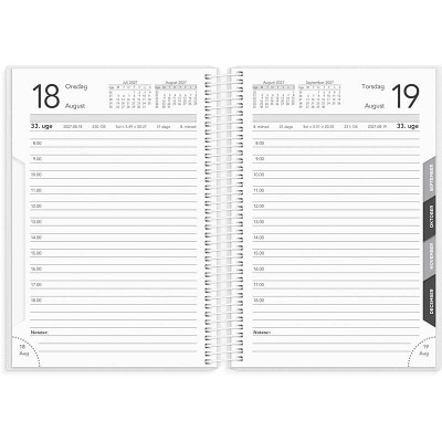 Basic dagkalender 2027 Mayland PP-plast
