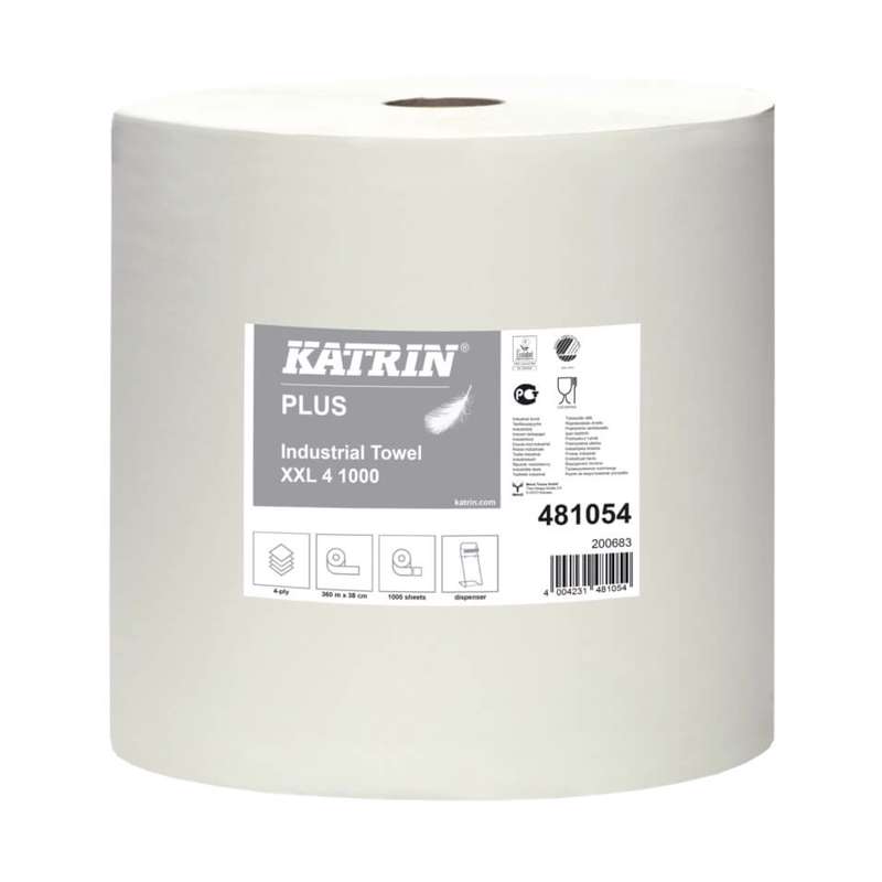 Aftørringspapir Katrin Plus XXL4  Svanemærket 481054 /1 rl