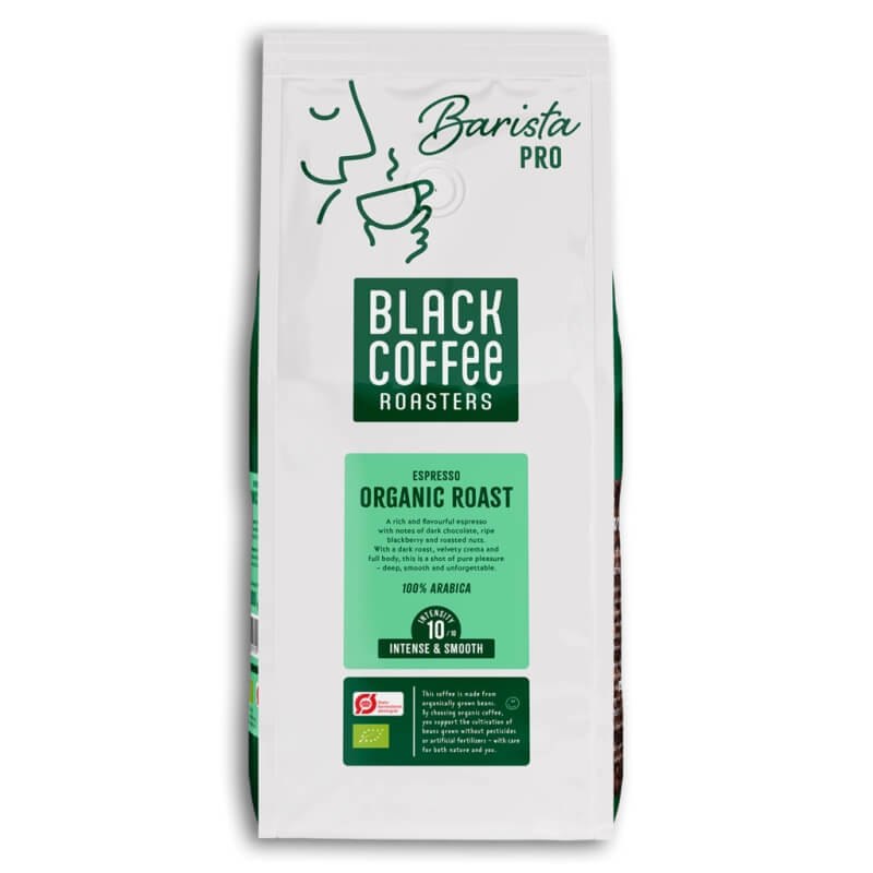 Espressobønner Black Coffee BKI/Espresso økologisk