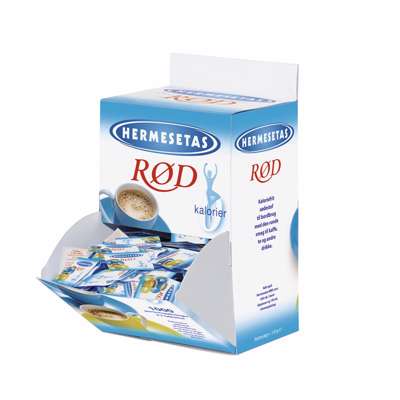 Sødetabletter Hermesetas 2stk/brev 1000breve/kar