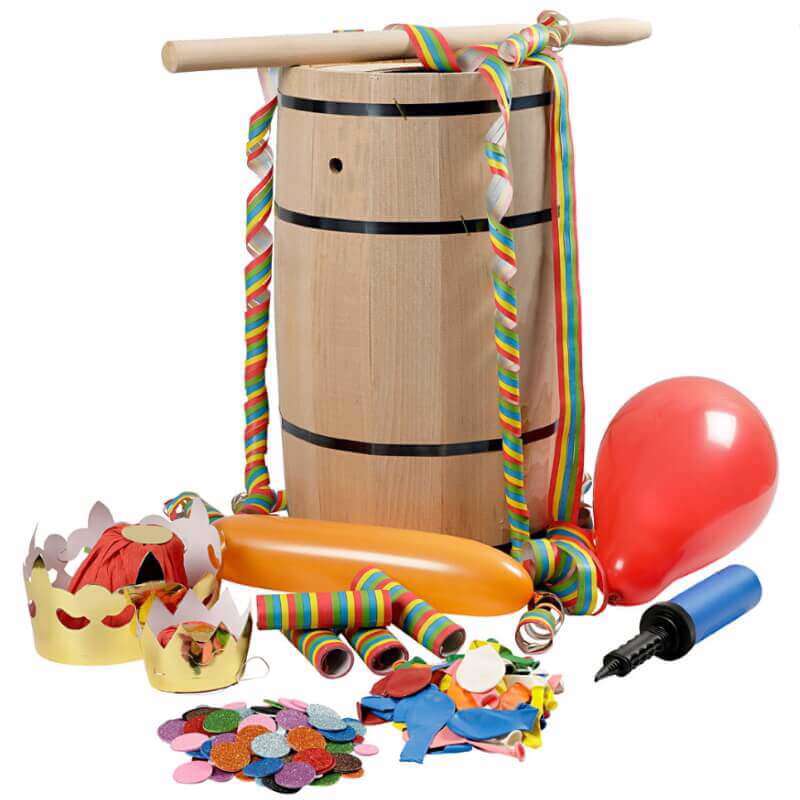 Fastelavnstønde Creas 54cm bøg stor m/tilb.