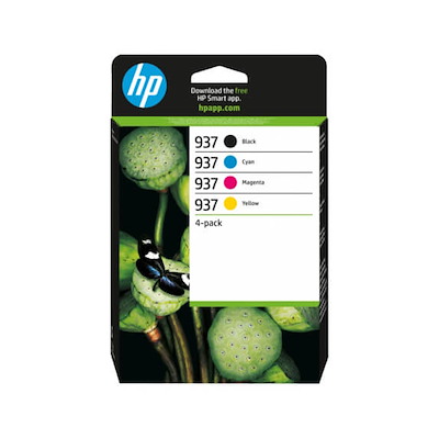 Farvepatron HP6C400NE 937, CMYK 4-pack