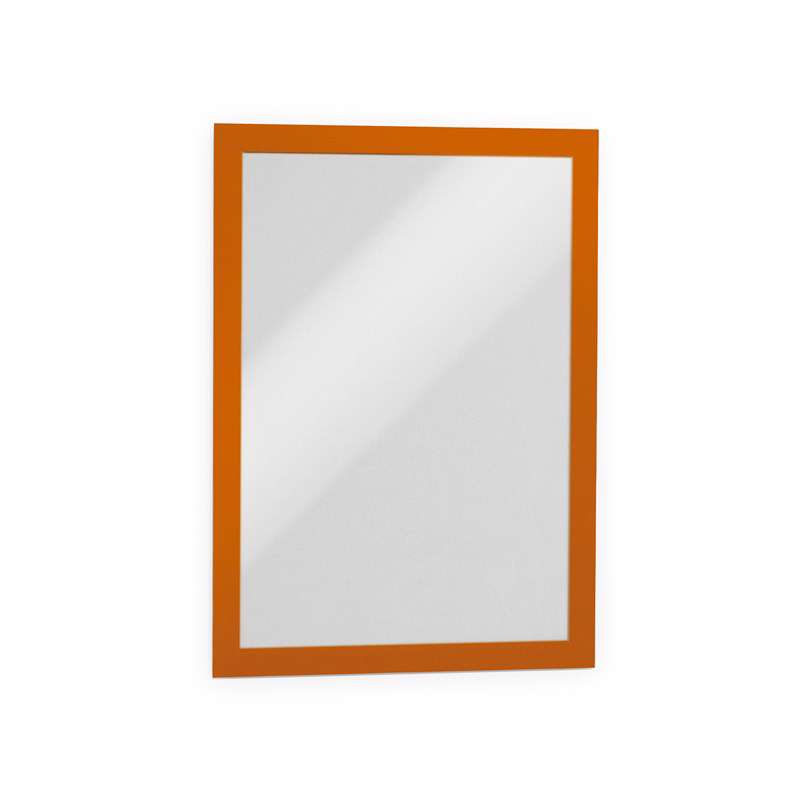 Inforamme Duraframe A4 magn/selvkl. orange pk./2