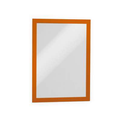 Inforamme Duraframe A4 magn/selvkl. orange pk./2