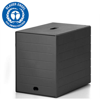 Skuffekabinet Durable Idealbox 7 rum sort