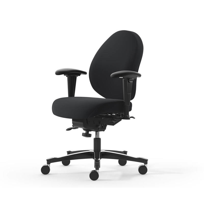 Kontorstol Malm R4 Medium Dux sæde m/armlæn