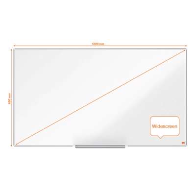 Whiteboard tavle Nobo Widescreen 1220x690mm emaljeret hvid