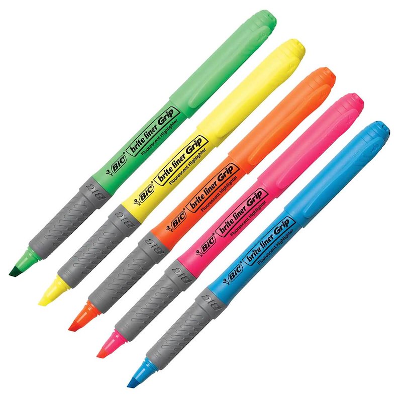 Overstregningstusch Bic brite liner Grip