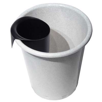 Sorteringsindsats Durable t/ papirkurv sort Ø140mm