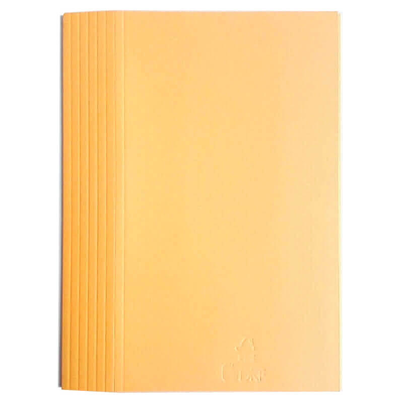 Mappe DKF nr. 103/8 A4 m/1 klap 8 riller 800934, orange