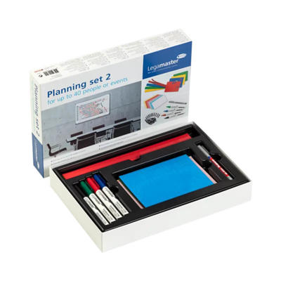 Planlægningssæt whiteboard Legamaster Lean