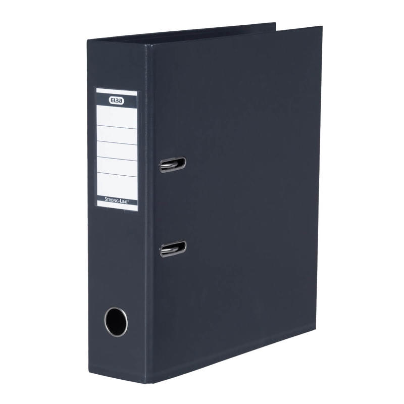 Brevordner ELBA PP A4 antracitgrå bred 1414-25