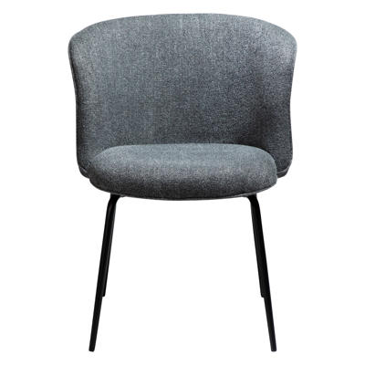 Stol Bliss Pebble grå boucle stof