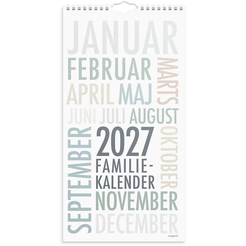Familiekalender Mayland TrendArt 2027