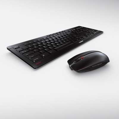 Tastatur + Mus Cherry Stream Desktop recharge Wireless Black