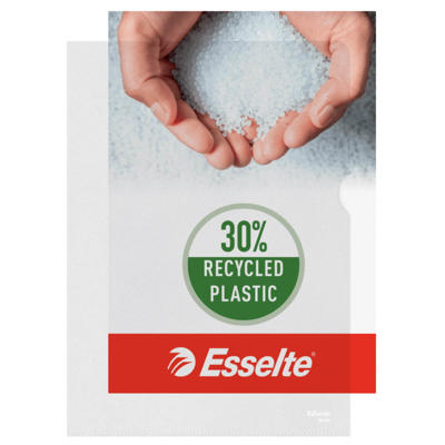 Plastomslag A4 Esselte 0,105mm præget 56160 100stk/pak