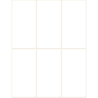 Etiket Avery hvid 76x39mm 3329 192stk/pk