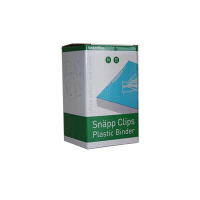 Snapbinder 80mm pk./50 hvid