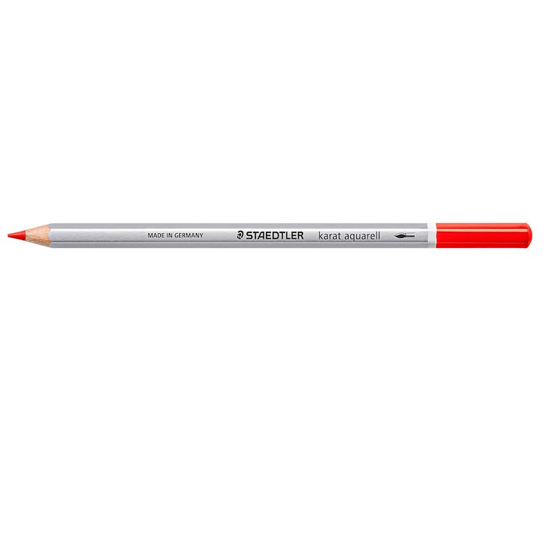 Farveblyant Staedtler karat® aquarell 125 rød pk./6