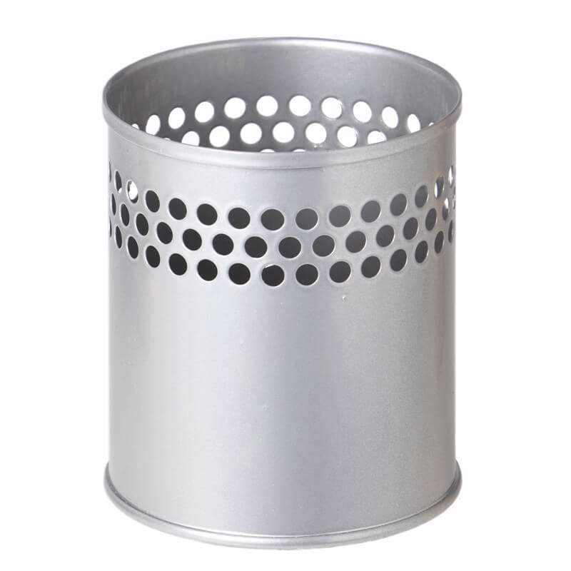 Penneholder TWIN METAL sølv