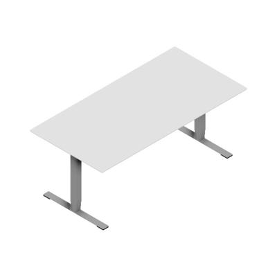 Hæve-sænkebord Dencon 11798 1800x900 alu stel hvid lam pl