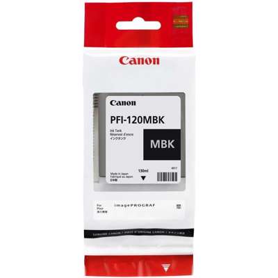Farvepatron Canon PFI-120MBK, matsort