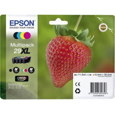 Farvepatron Epson 29XL t/432, BL/Y/C/M